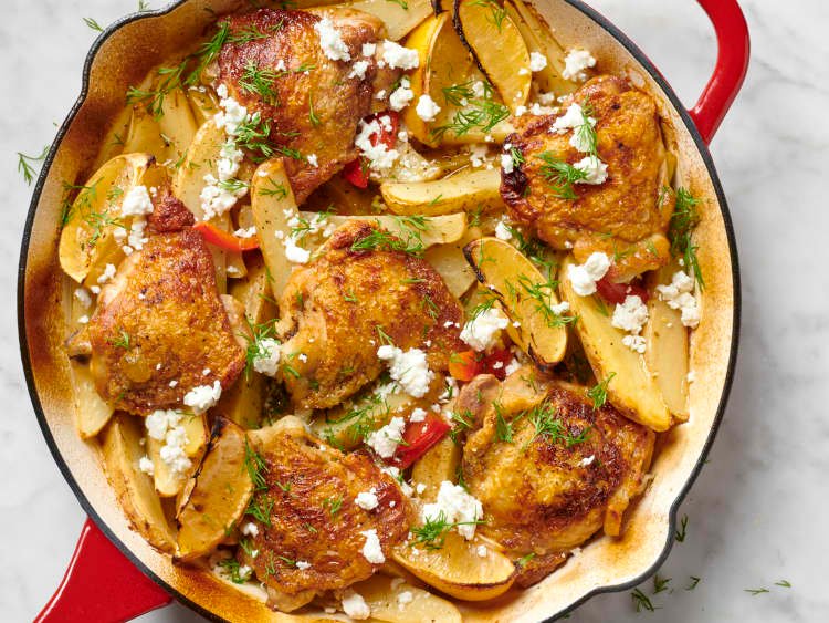 One-Pan Lemony Chicken & Potatoes