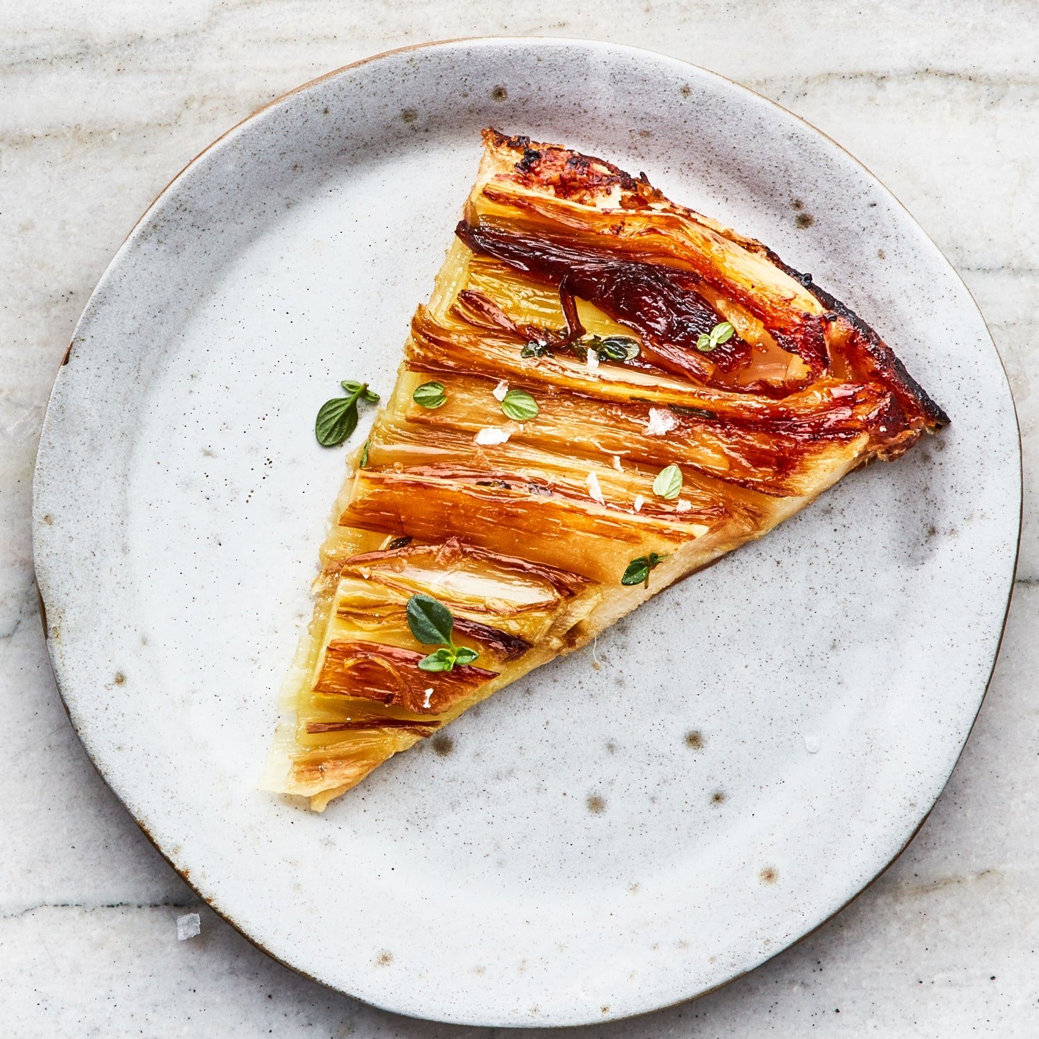 Upside-Down Caramelized Leek Tart