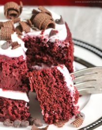 Healthy Single-Serving Red Velvet Microwave Cake