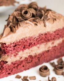 Healthy Vegan Red Velvet Cake with Chocolate Mousse Frosting (To Celebrate My 24th Birthday!)